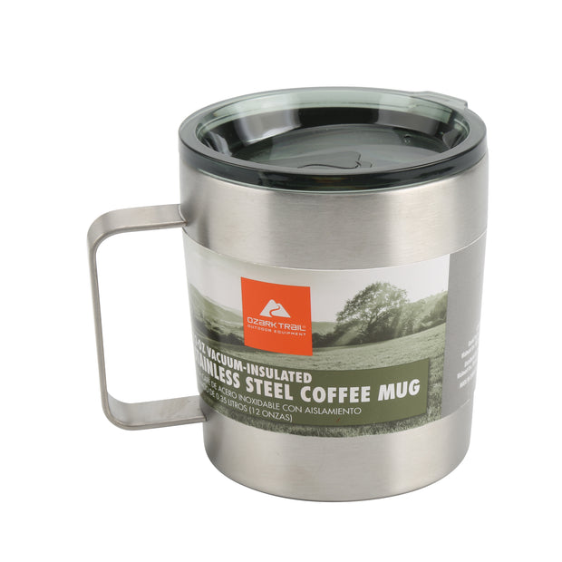 12-Ounce Double wall Vacuum-sealed Stainless Steel Coffee Mug