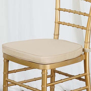 2" Thick Wedding Party Chiavari Chair Cushion, Gold