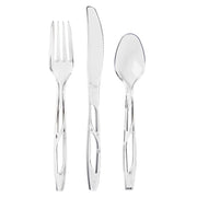 Premium Assorted Clear Cutlery, 192 Count