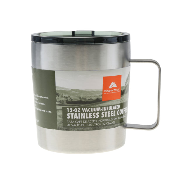 12-Ounce Double wall Vacuum-sealed Stainless Steel Coffee Mug