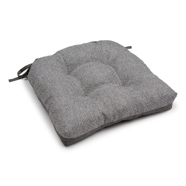 Shredded Memory Foam Chair Cushion, Gray Flannel