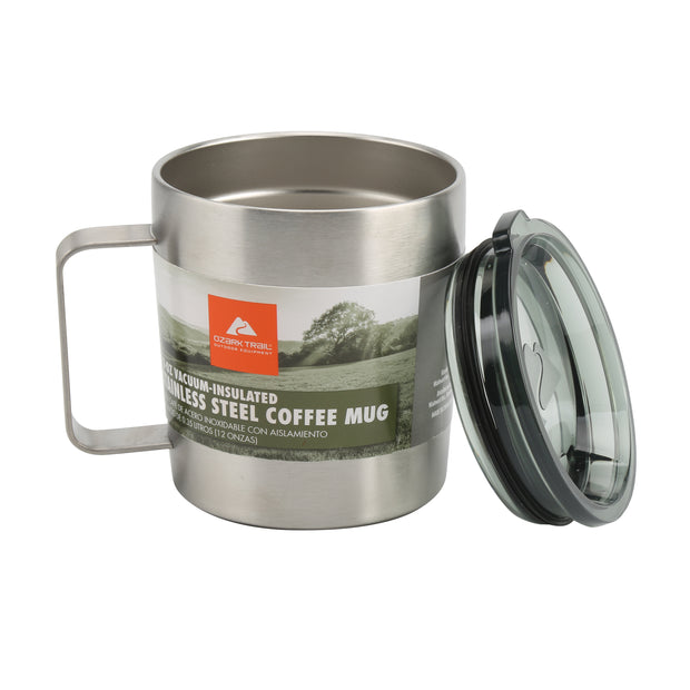 12-Ounce Double wall Vacuum-sealed Stainless Steel Coffee Mug