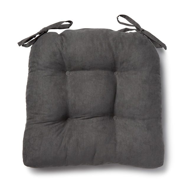 Shredded Memory Foam Chair Cushion, Gray Flannel